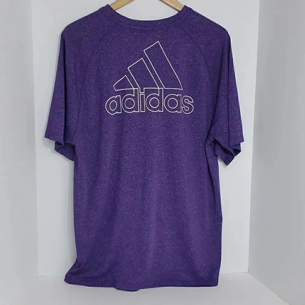 TCU Horned Frogs Adidas Short Sleeve Men's Climalite T Shirt Size L